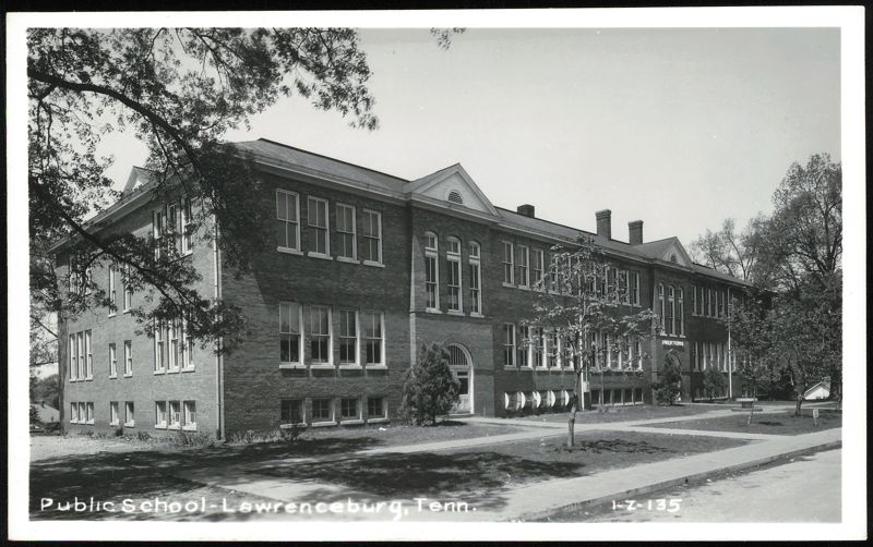 Public School Building in Lawrenceburg, Tennessee