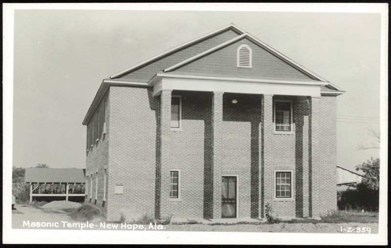 Masonic Temple in New Hope, Alabama