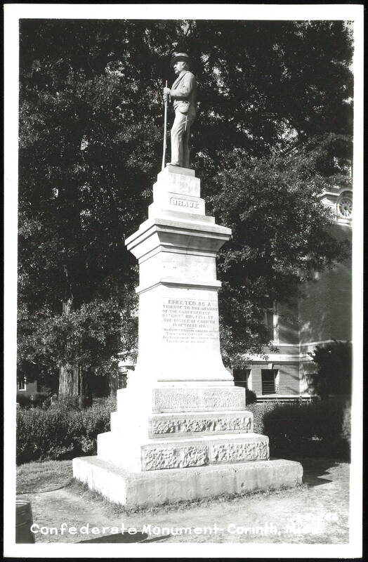Confederate Monument in Corinth Mississippi