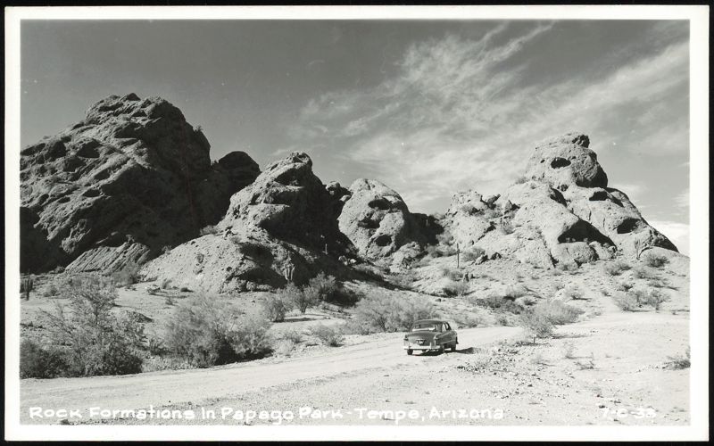 Rock Formations in Papago Park, Tempe, Arizona