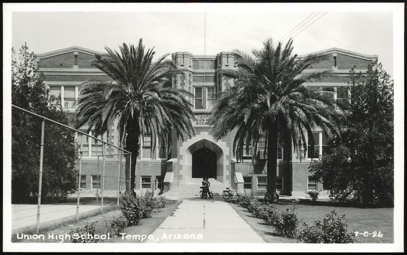 Tempe Union High School Building Exterior Arizona