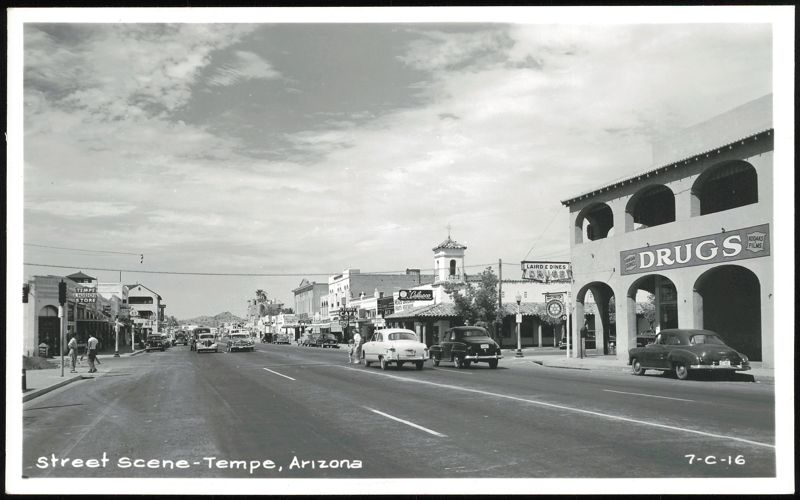 Street Scene in Tempe, Arizona