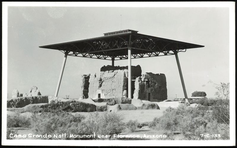 Casa Grande National Monument Protective Shelter Florence Arizona