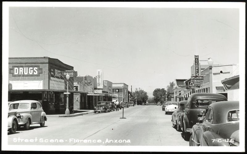 Street Scene in Florence, Arizona