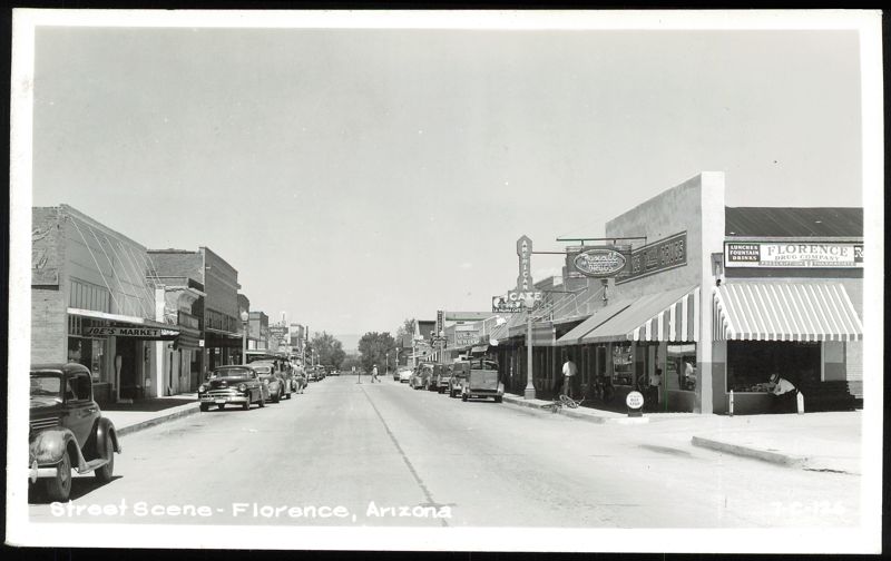 Street Scene in Florence, Arizona