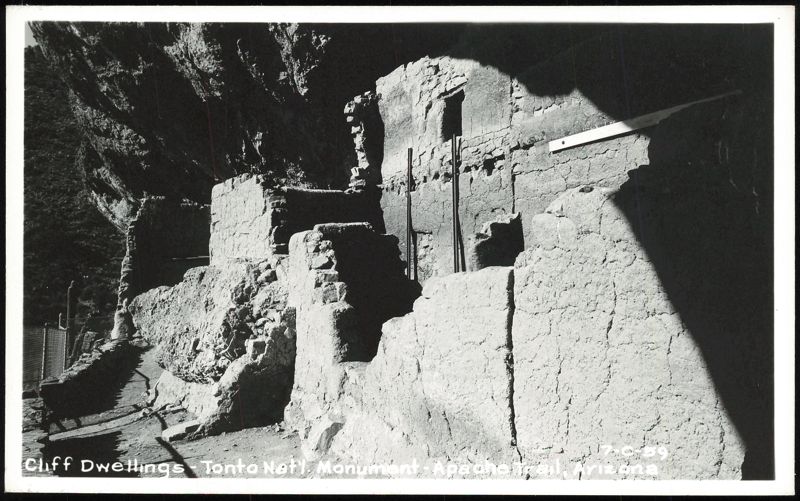 Cliff Dwellings at Tonto National Monument Arizona