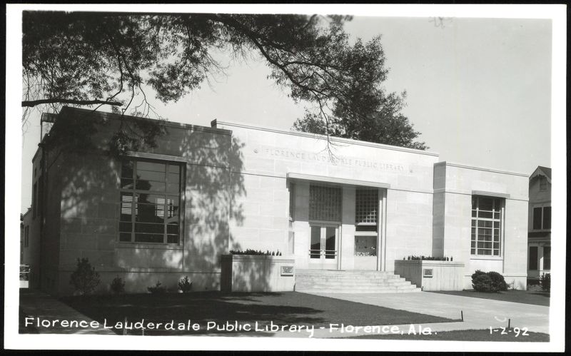 Florence Lauderdale Public Library Building Alabama