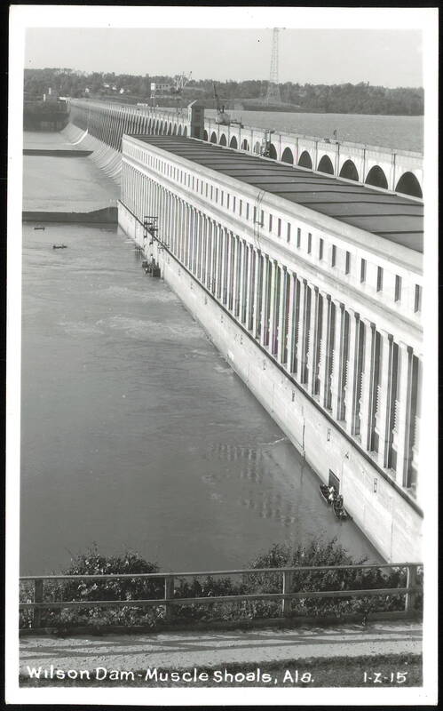 Wilson Dam at Muscle Shoals Alabama