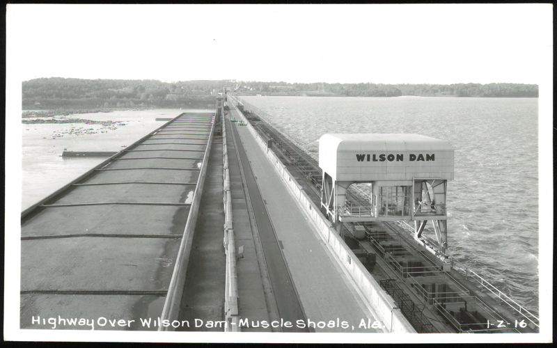 Highway Over Wilson Dam Muscle Shoals Alabama