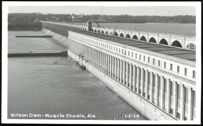 Wilson Dam at Muscle Shoals Alabama