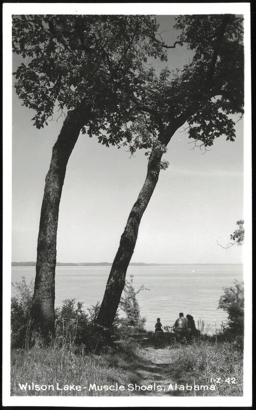 People Sitting by Wilson Lake in Muscle Shoals Alabama