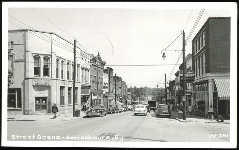 Street Scene in Harrodsburg, Kentucky
