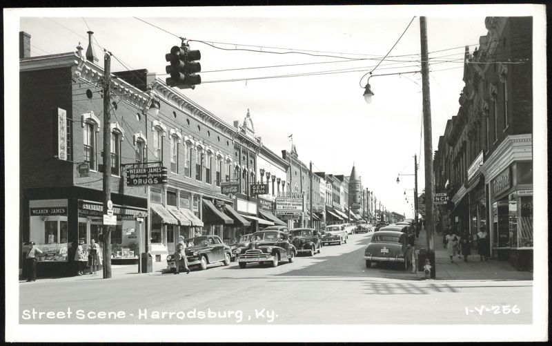 Street Scene in Harrodsburg, Kentucky