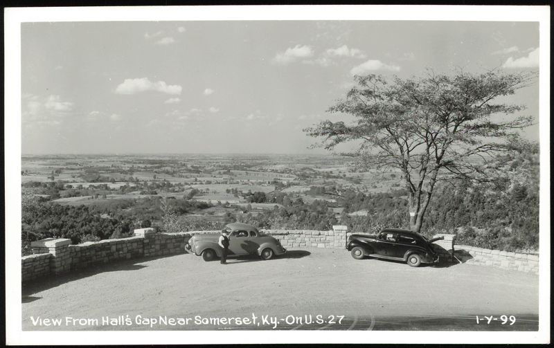 View from Hall's Gap on U.S. 27 Lincoln Kentucky