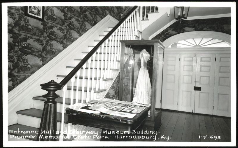 Entrance Hall and Stairway, Pioneer Memorial State Park Harrodsburg Kentucky