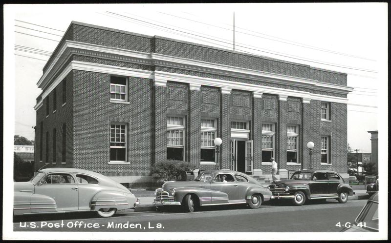 U.S. Post Office Building in Minden, Louisiana