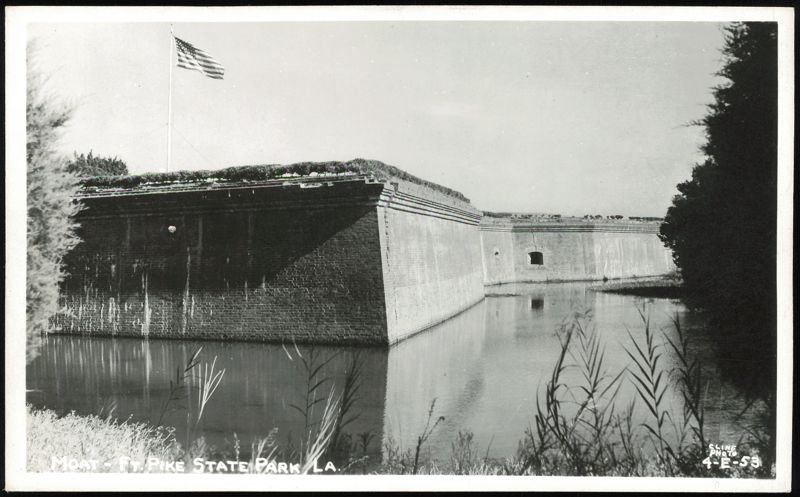 Moat at Fort Pike State Park New Orleans Louisiana