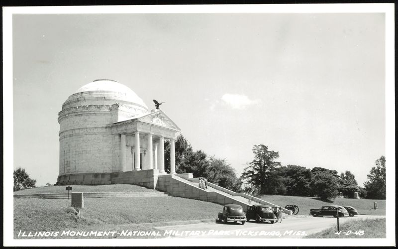 Illinois Monument at National Military Park Vicksburg Mississippi