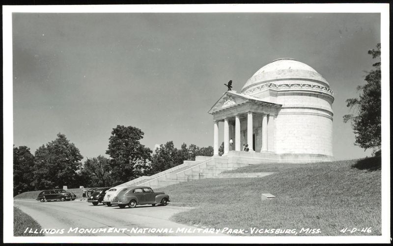 Illinois Monument at National Military Park Vicksburg Mississippi