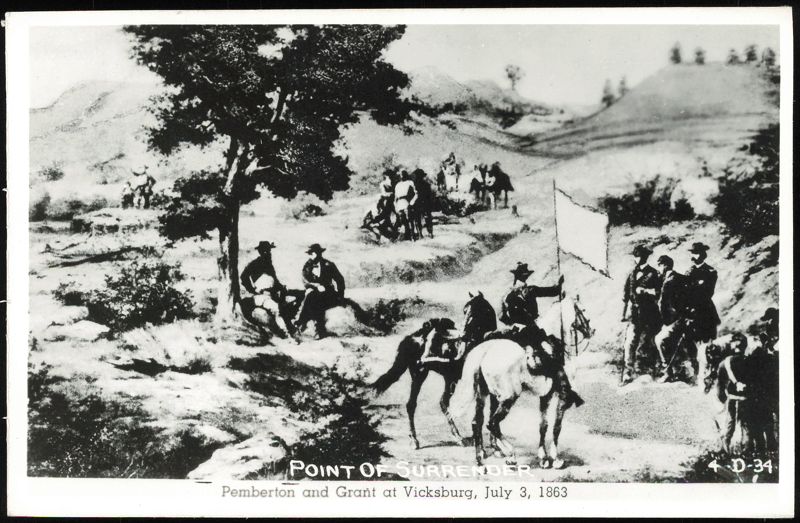 Pemberton and Grant at the Point of Surrender, Vicksburg Mississippi