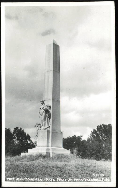 Michigan Monument at Vicksburg National Military Park Mississippi