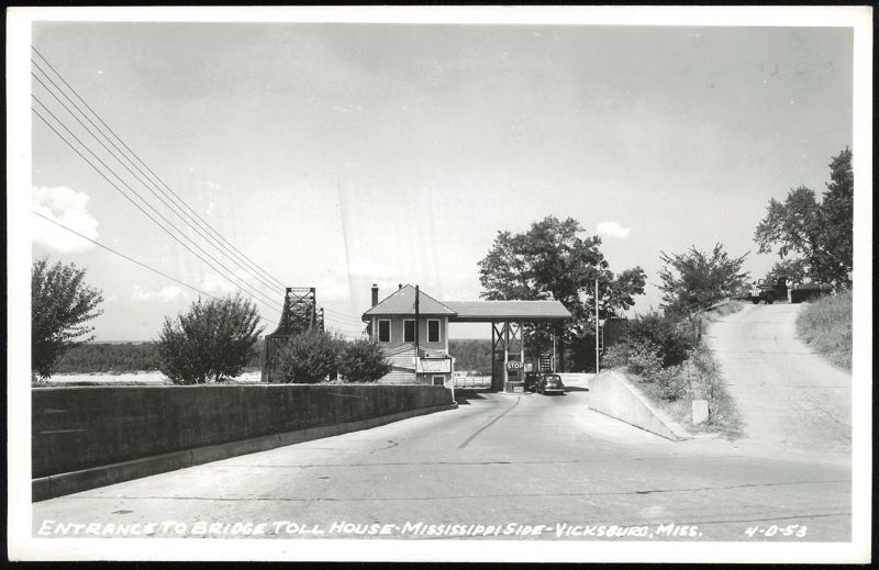 Entrance to Bridge Toll House, Vicksburg, Mississippi