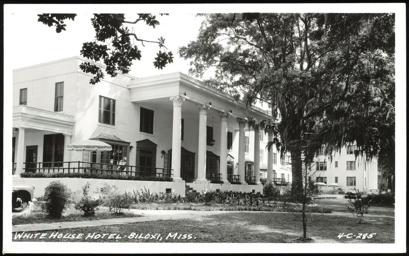 White House Hotel Exterior View Biloxi Mississippi