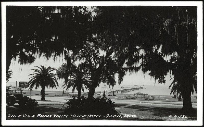 Gulf View from White House Hotel Biloxi Mississippi