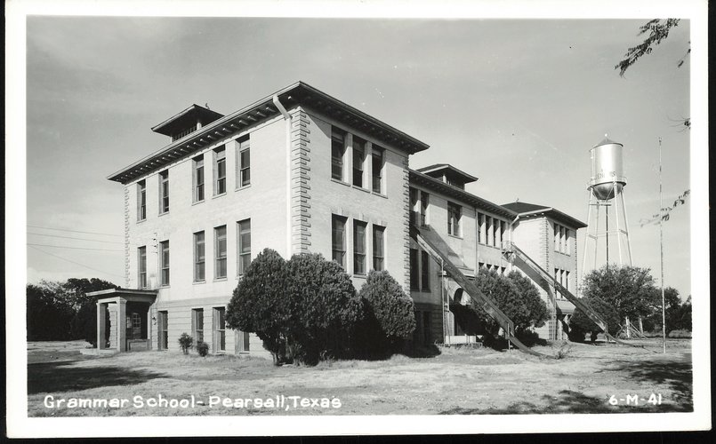 Grammar School Building in Pearsall, Texas