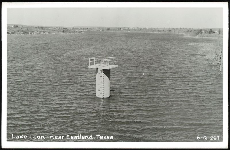 Water Intake Tower at Lake Leon Eastland Texas