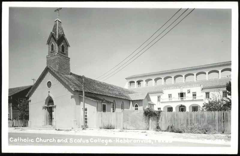 Catholic Church and Scotus College in Hebbronville Texas