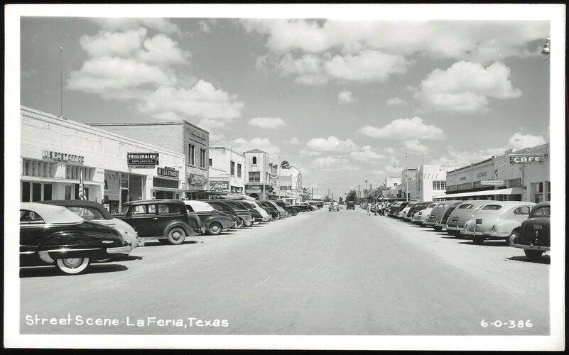 Street Scene in La Feria, Texas
