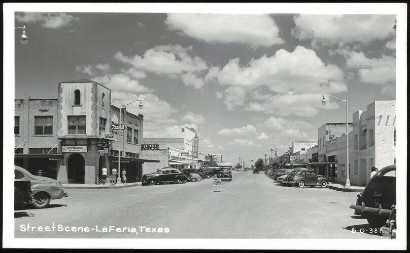 Street Scene in La Feria, Texas