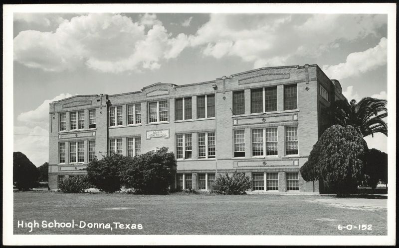 Donna High School Building in Donna, Texas