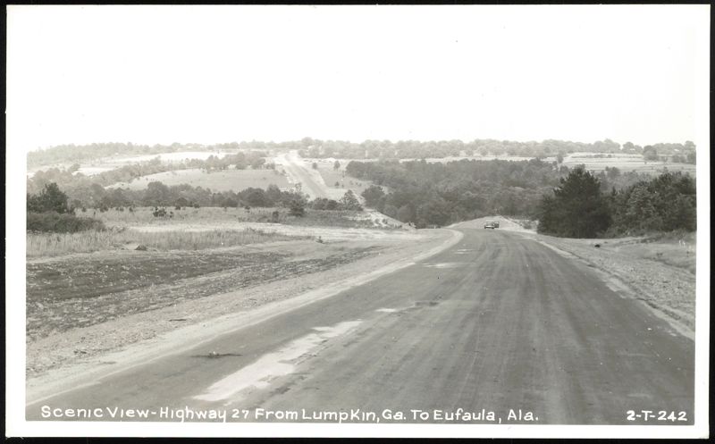Scenic View of Highway 27, Lumpkin, GA to Eufaula, AL