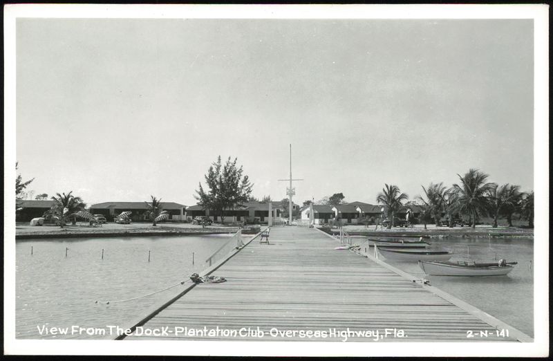 View From The Dock at Plantation Club, Overseas Highway Florida