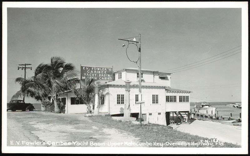 E.V. Fowler's Caribee Yacht Basin, Upper Matecumbe Key Islamorada Florida