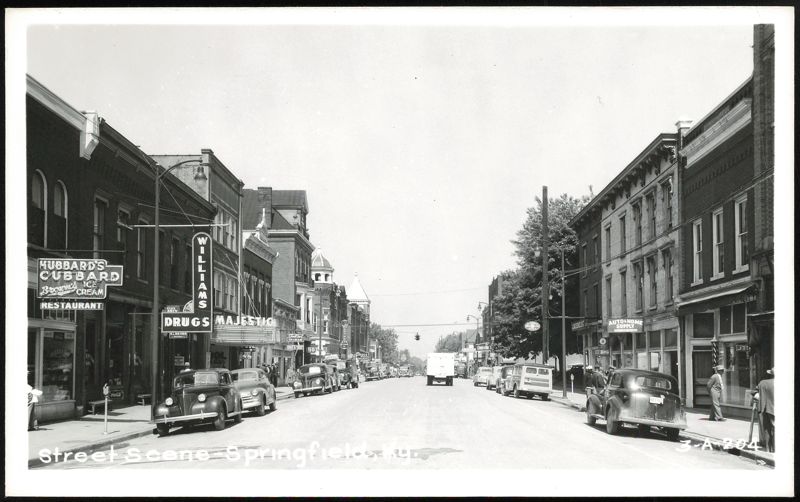 Street Scene in Springfield, Kentucky