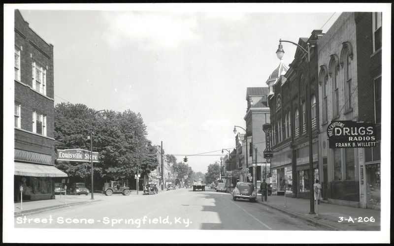 Street Scene in Springfield, Kentucky