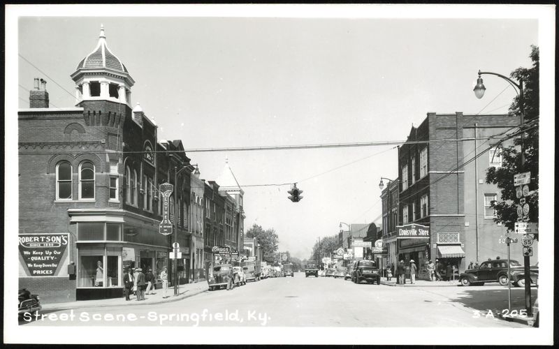 Street Scene in Springfield, Kentucky