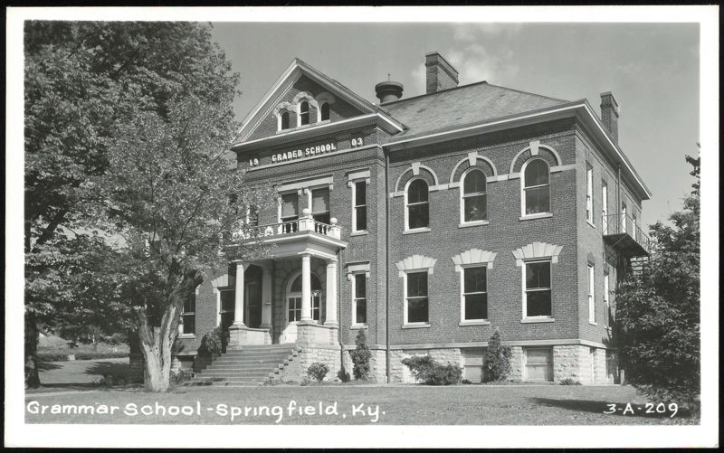 Grammar School Building in Springfield, Kentucky