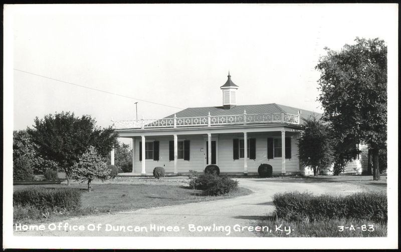Home Office of Duncan Hines in Bowling Green Kentucky