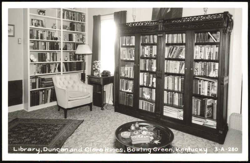 Library of Duncan and Clara Hines in Bowling Green Kentucky