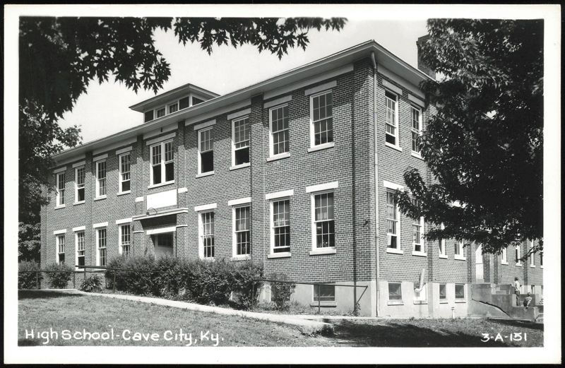 High School Building in Cave City, Kentucky