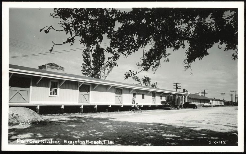 Railroad Station in Boynton Beach, Florida