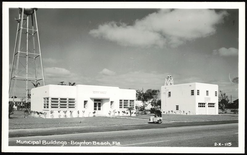 Municipal Buildings, City Hall and Fire Department Boynton Beach Florida
