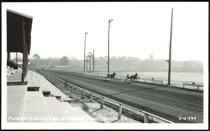 Harness Racing at Pulaski County Fair Grounds Hawkinsville Georgia