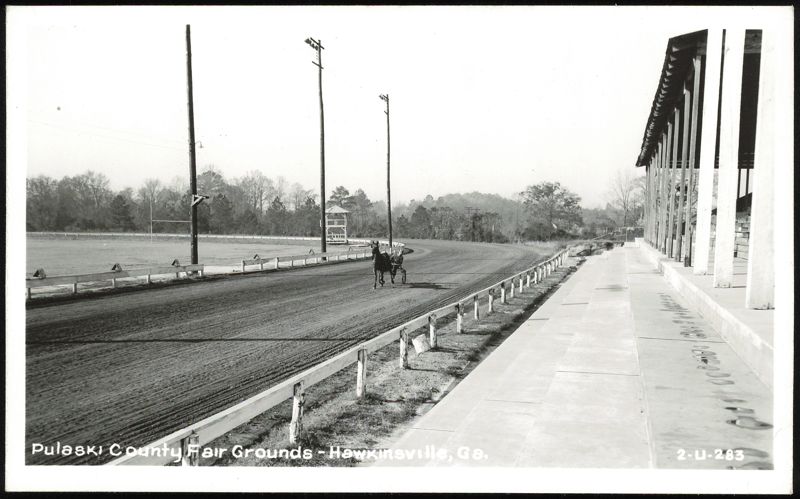 Pulaski County Fair Grounds Racetrack in Hawkinsville Georgia