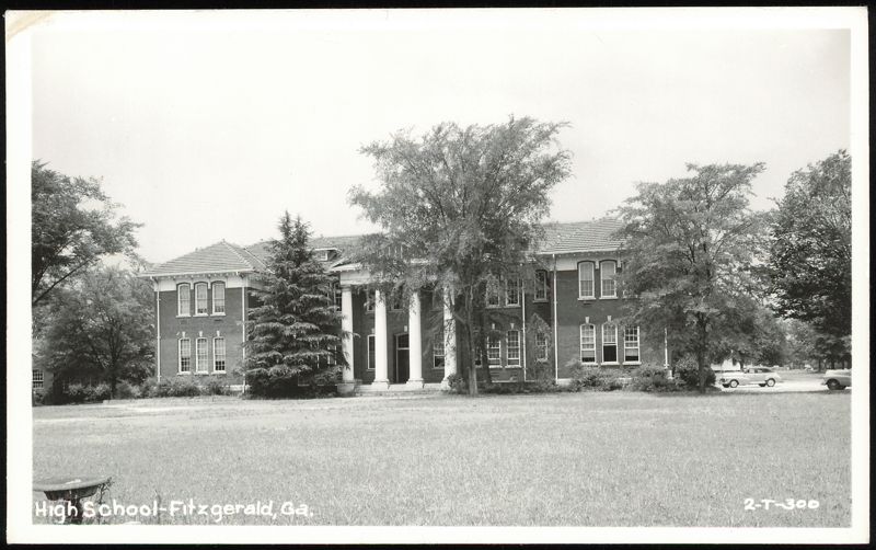 High School Building in Fitzgerald, Georgia