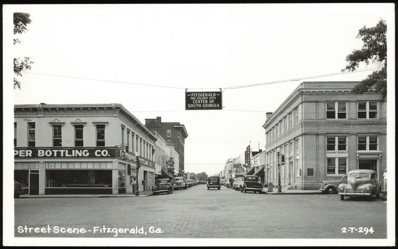 Street Scene in Fitzgerald, Georgia